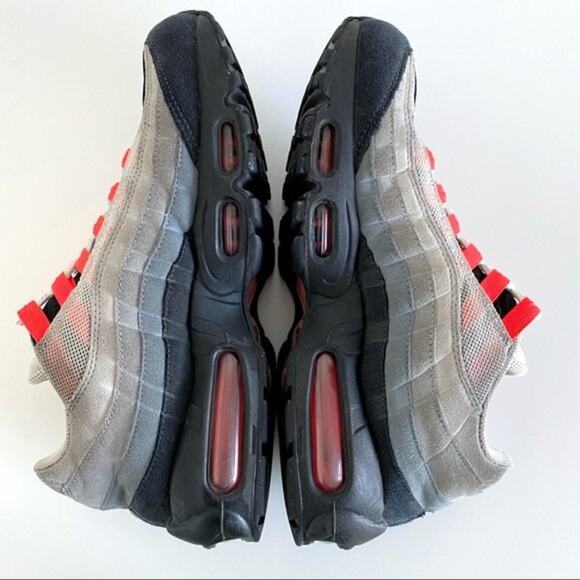 NIKE AIR MAX 95 SOLAR RED Size 8 - Picture 7 of 10